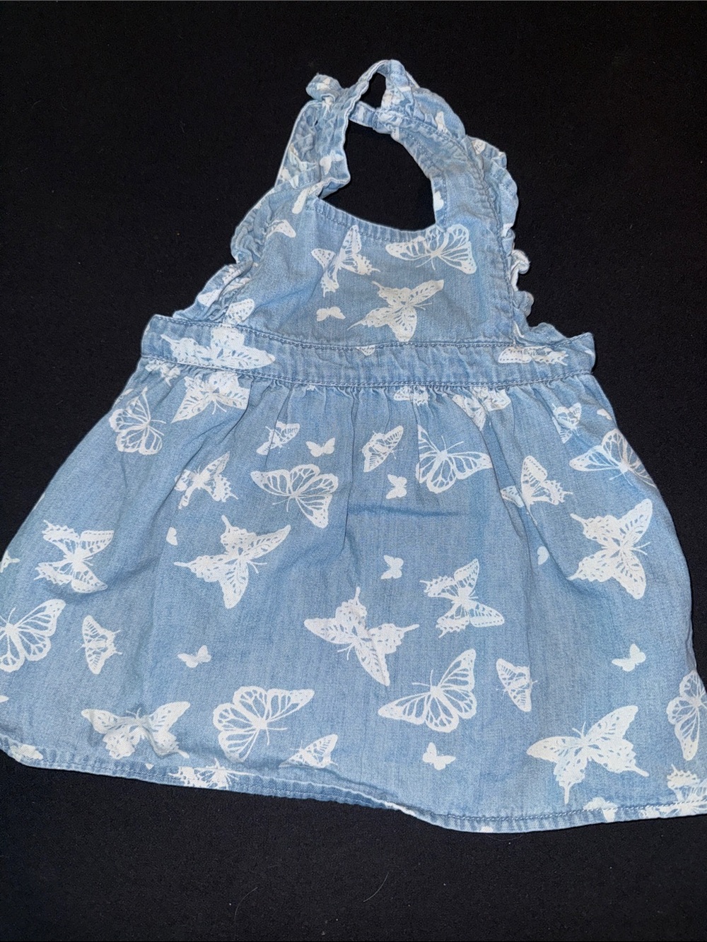 Wrangler Jean Butterfly Halter Dress